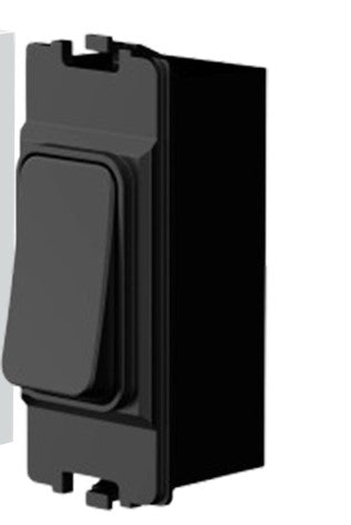 Wireless kinetic grid switch black with RF + Wifi control receiver